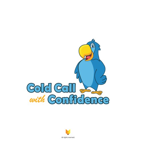 Design a character/mascot-driven logo for Cold Call with Confidence