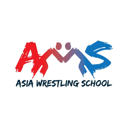 Asia Wrestling School Logo