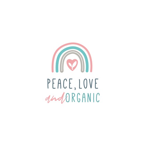 Hipster logo for organic food store