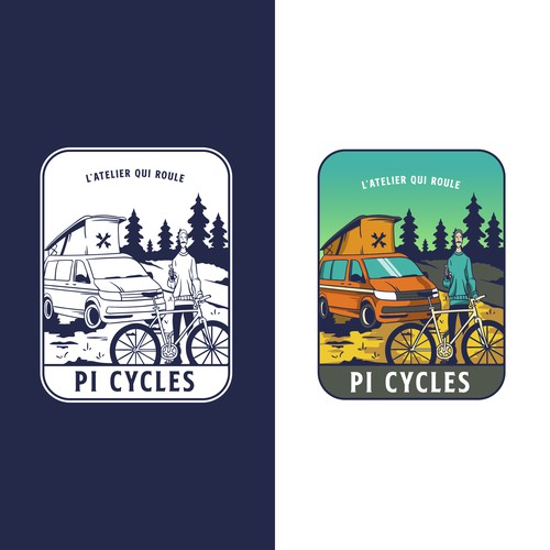 logo for bicycle repair shop