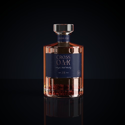 Cross Oak Whiskey Packaging