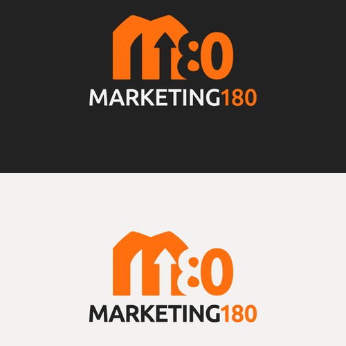 Geometric logo for marketing company 