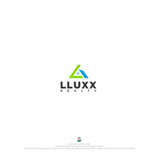 Lluxx realty Logo Concept