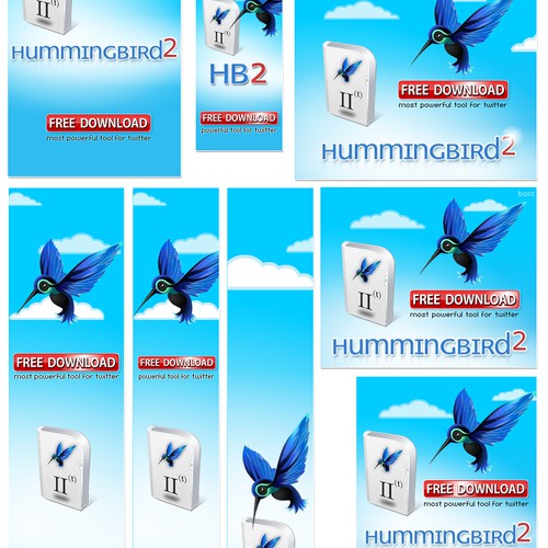 "Hummingbird 2" - Software release! animated flash banners