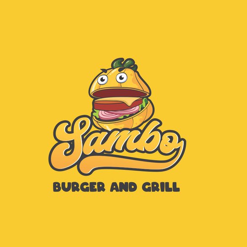 Logo for burger resto