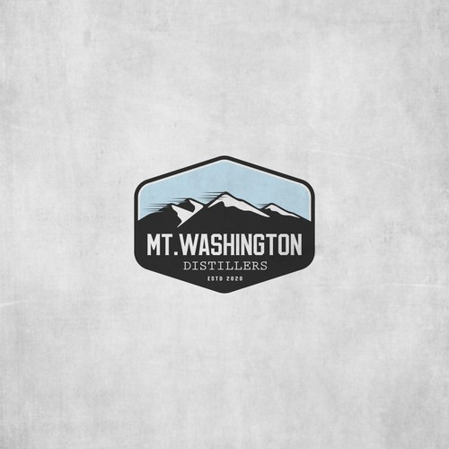 vintage mountain badge