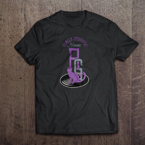 alternate logo brand design for music label