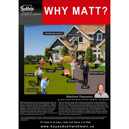 Create A Home and Characters Flyer/illustration for a Real Estate Company!