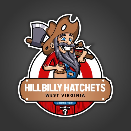 Playful Hillbilly Mascot Design