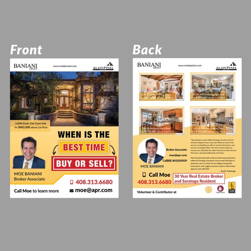 Broker Associate Real Estate Flyer