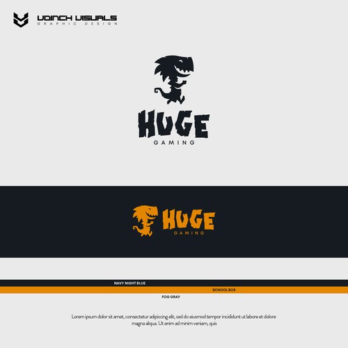 Logo design for HUGE Gaming
