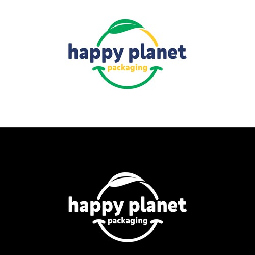 Happy planet packaging logo