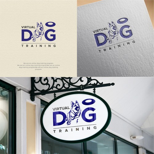 Virtual Dog Training Logo Idea