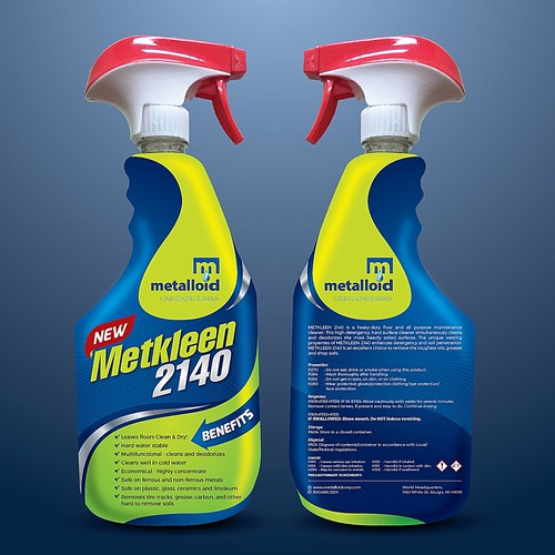 Creative Label for a Multi Purpose Cleaner