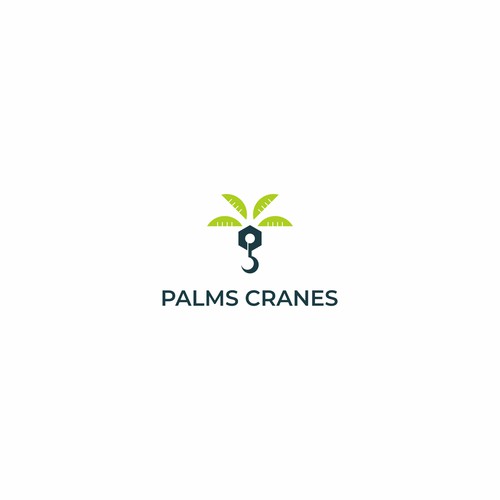 logo concept for Palms Cranes