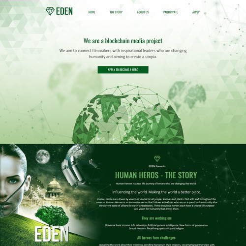 Block Chain Website Design