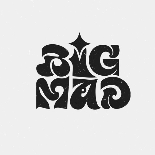 logo design for BIG MAD  music band