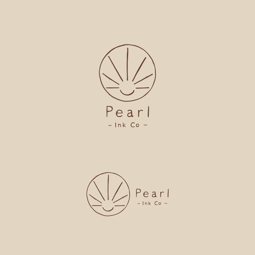 Vintage logo design for PEARL INK CO