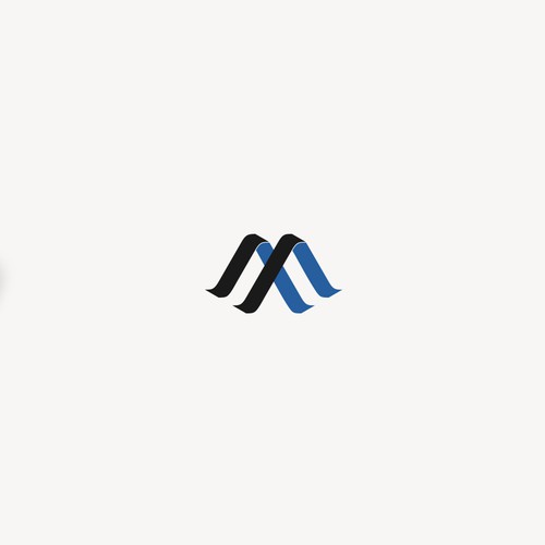 Modern abstract Letter MF design