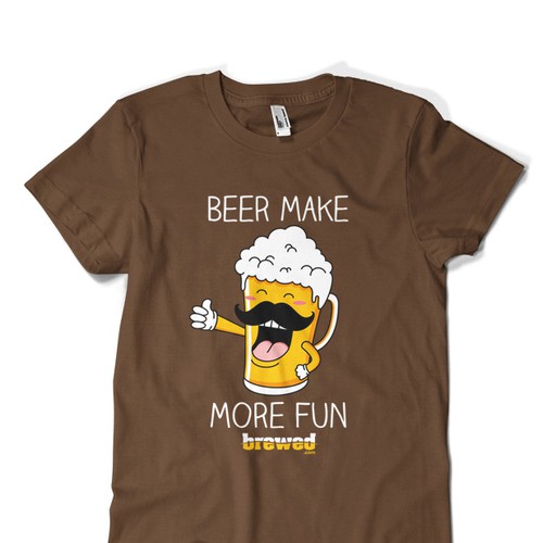 Create designer t-shirts for beer lovers