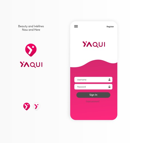 YaQui - Beauty Services App Logo