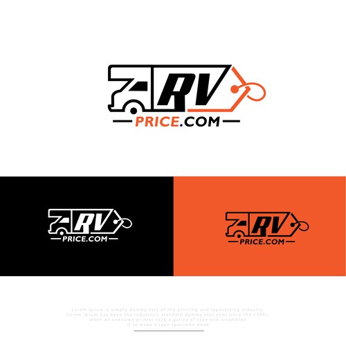 Logo concept for rv related blog