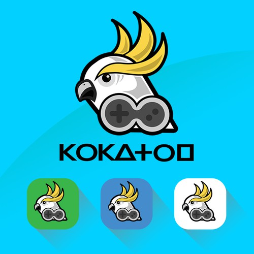 Logo for mobile games company