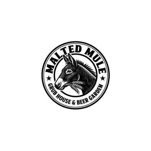 Malted Mule Logo design