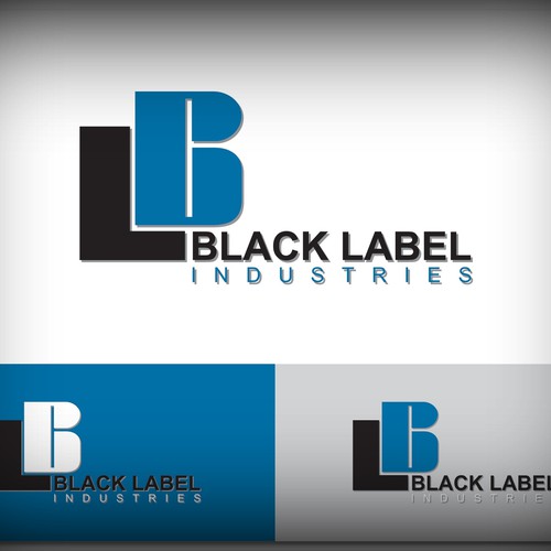 Create a distinctive, luxury brand for an automotive race car fabrication company Black Label IND