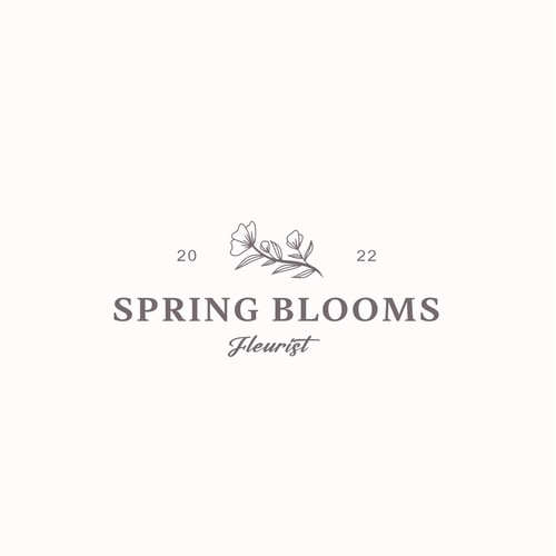 Flower Blooms Logo