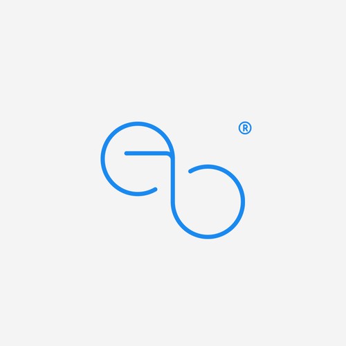 minimal monogram for a youthful fashion brand