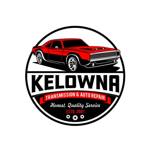 Logo Concept for Kelowna Transmission & Auto Repair
