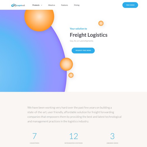 Freight Logistics Landing Page