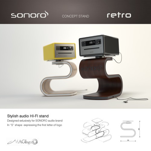 SONORO concept stand - Retro