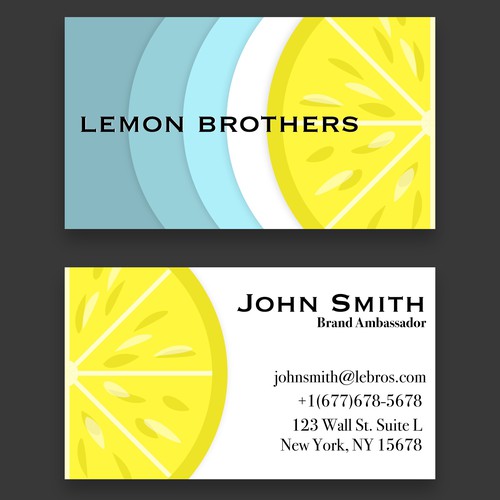 Lemon Brothers Business Card