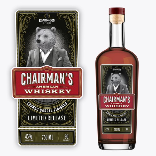 The Chairman Whiskey Label