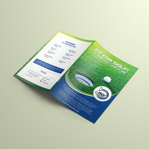 Golf Bi-fold flyer