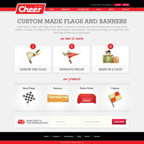 CHEER FLAG
