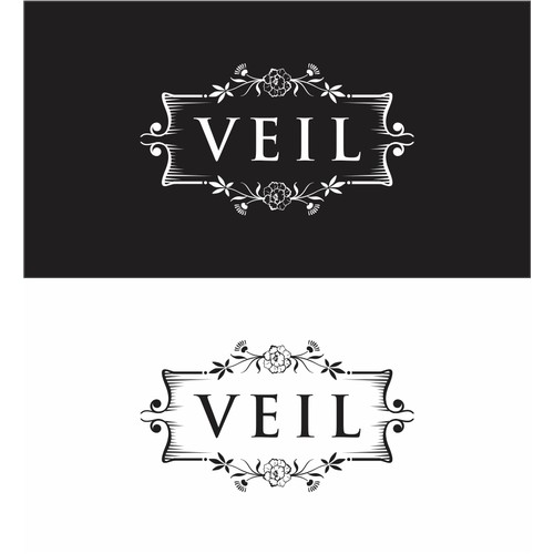 Create an illustrated logo for a luxury home decor brand.