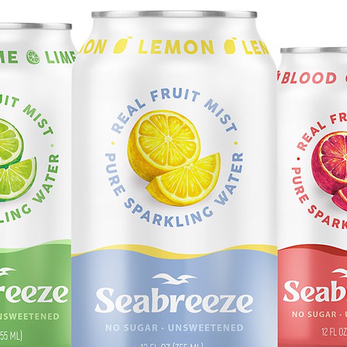 Seabreeze Logo & product packaging
