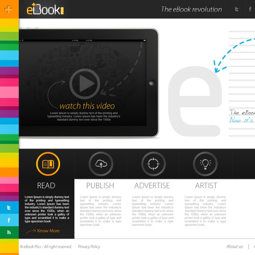 New website design wanted for eBookPlus