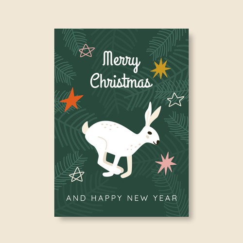 Design a joyful holiday card