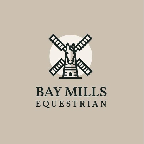 Minimalist horse logo