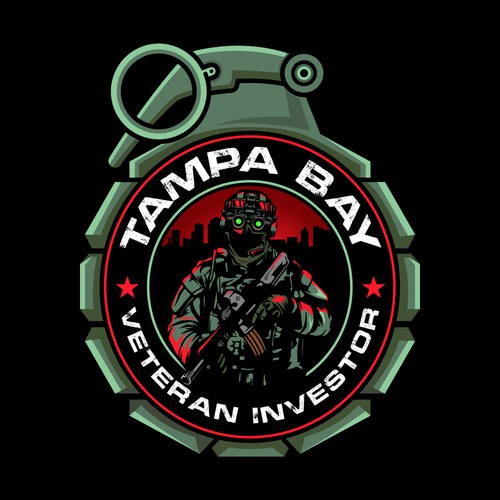 Military Theme Logo for Tampa Bay Veteran Investor