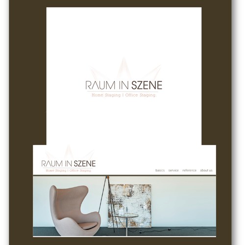 Bold logo concept for home furnishing