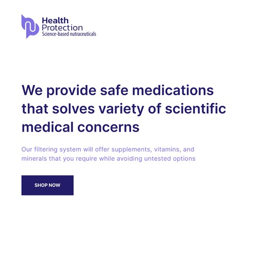 Medical site header Design