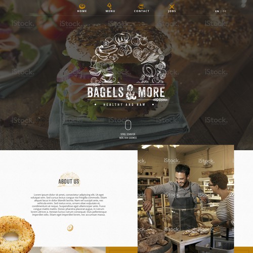 Bagel shop websites