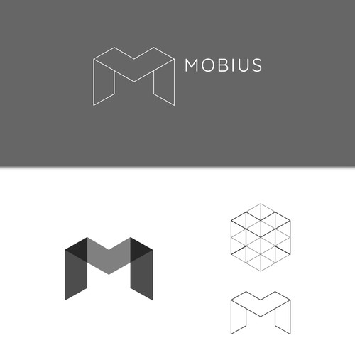 Modern logo for Mobius