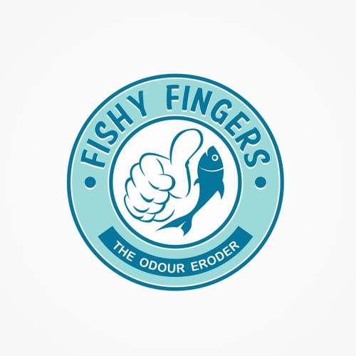 Create a logo for a soap that removes fish smell from your hands after fishing