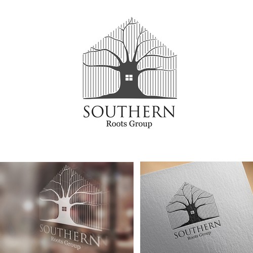 Logo for real estate company